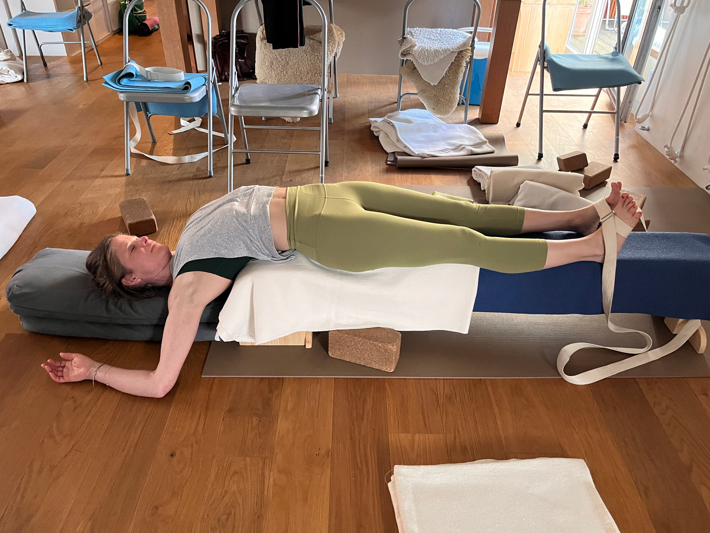 Reeks sept-okt 2026 Coaching Iyengar Yoga in kleine groepjes met Eva