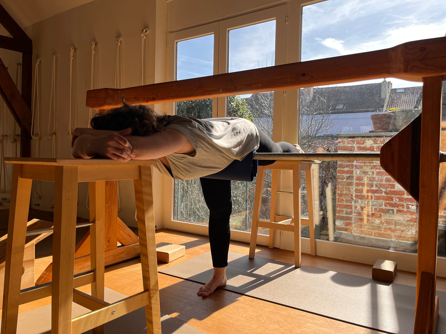 Reeks sept-okt 2026 Coaching Iyengar Yoga in kleine groepjes met Eva
